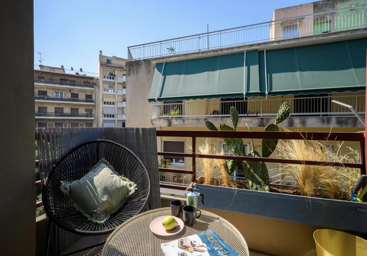 Relaxed Art Deco Maisonette Pagrati Athen Exterior foto